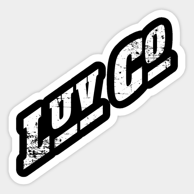 Luv Co Shirt White Design Sticker by Fresh Fly Threads